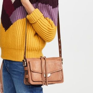 Rag & Bone Small Field Messenger Bag Brown leather